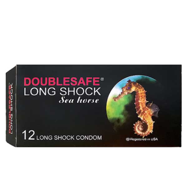 Bao cao su Cá Ngựa Doublesafe Sea Horse kéo dài thời gian quan hệ chống xuất tinh sớm Nam