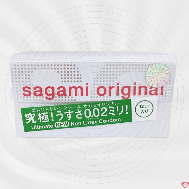 Bao cao su Sagami Original 0.02 siêu mỏng 55mm cực lớn, mềm mại 