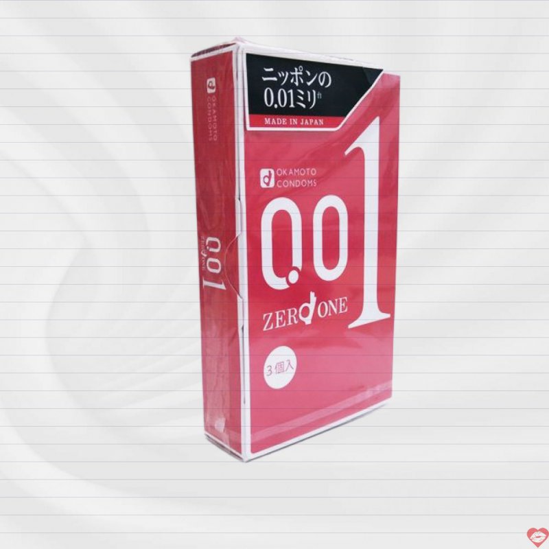 Bao Cao Su Okamoto 0.01 Siêu Mỏng Cảm Giác Chân Thật 
