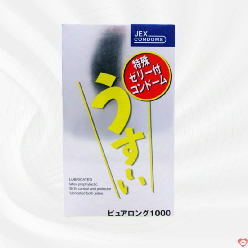 Bao cao su Jex Usui Pure Long kéo dài cực đỉnh tăng khoái cảm 