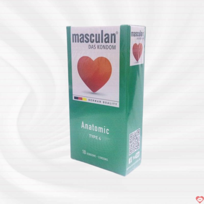 Bao cao su Masculan Đức hương dâu Anatomic tăng khoái cảm 