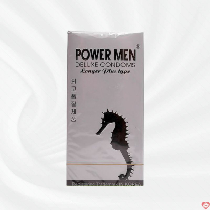 Bao cao su POWER MEN Longer Plus chống xuất tinh sớm an toàn
 