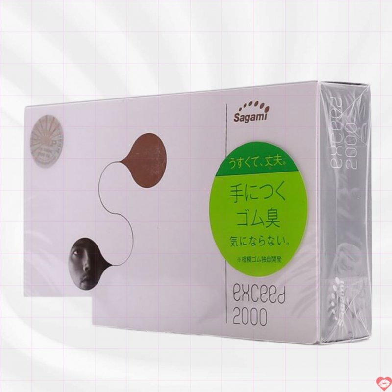 Bao Cao Su Sagami Exceed 2000 Siêu Mỏng Tự Nhiên Cực Đã 