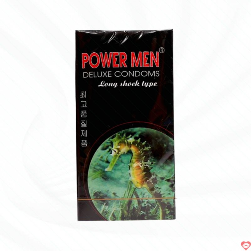 Bao cao su Power Men Long Shock kéo dài quan hệ an toàn bền bỉ 