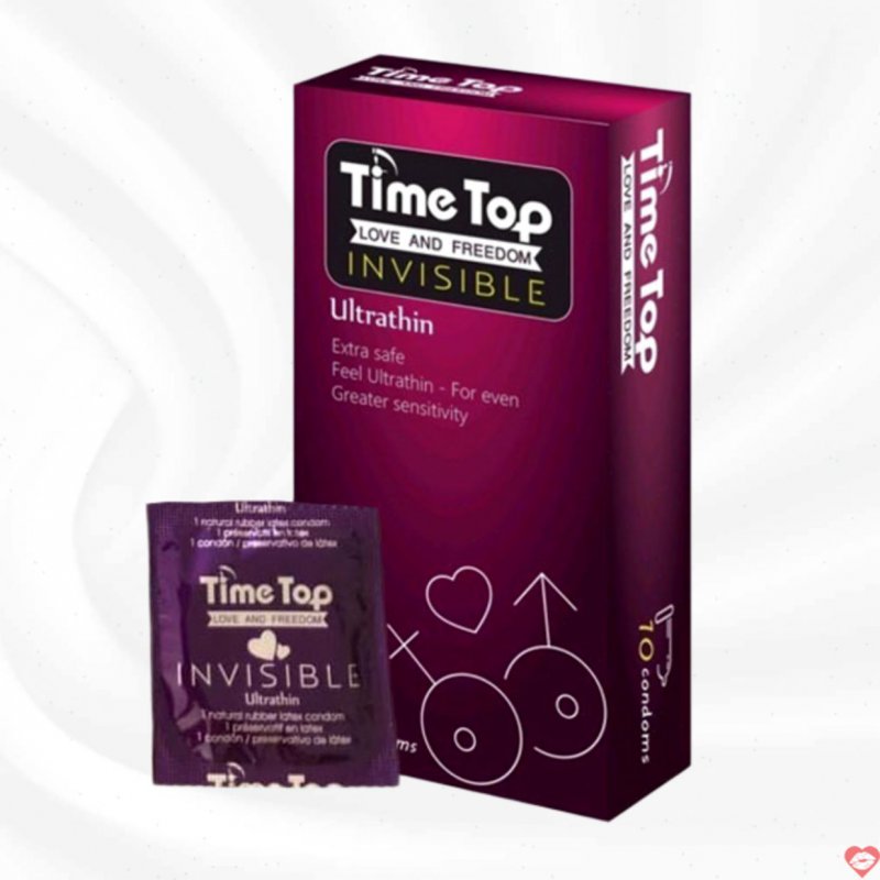 Bao cao su siêu mỏng Time Top tăng khoái cảm an toàn cao 