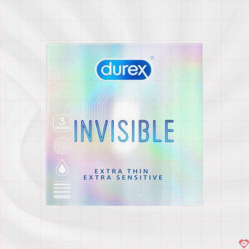 Bao cao su Durex siêu mỏng cảm giác thật mềm mại an toàn 