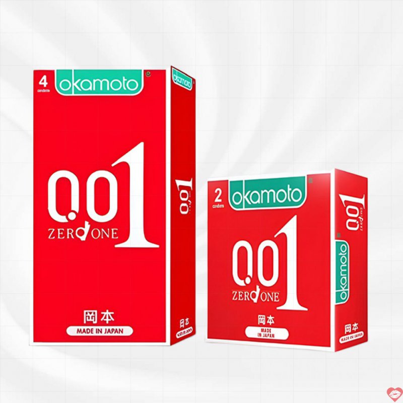 Okamoto 0.01 PU siêu mỏng an toàn cảm giác thật chất lượng 