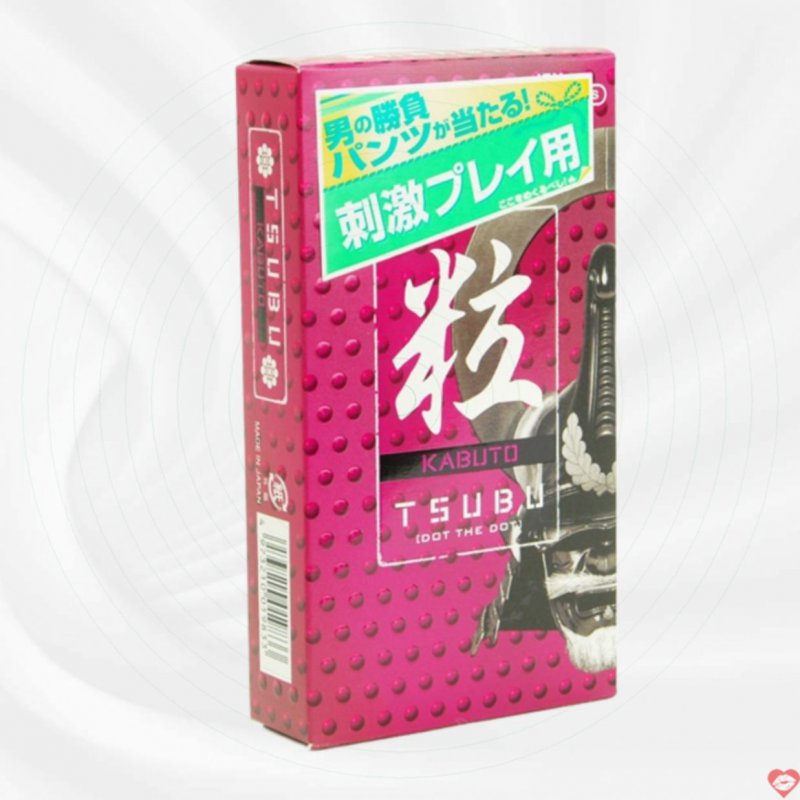 Bao cao su Jex Kabuto Tsubu Dot siêu trơn mỏng kéo dài thời gian 8c
 
