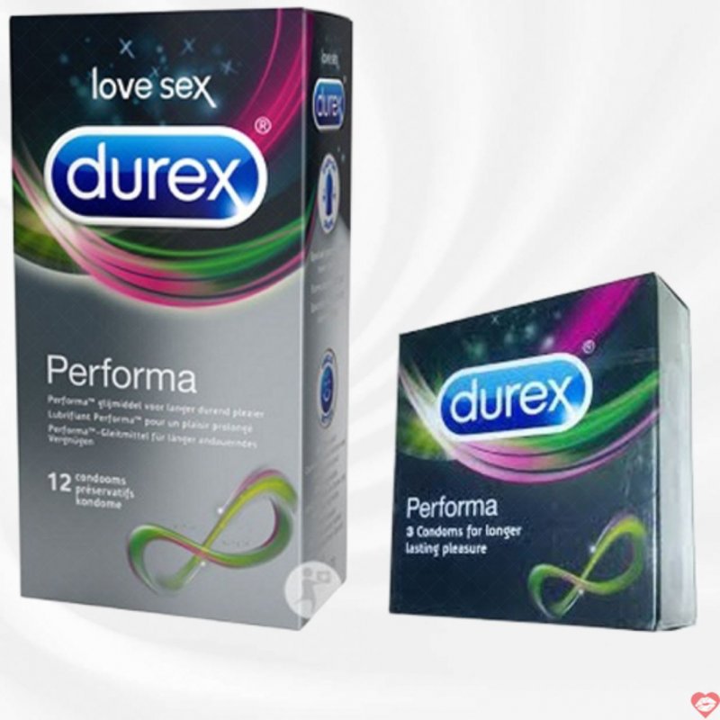 Bao cao su Performa 12 chiếc DUREX bảo vệ an toàn lâu dài
 