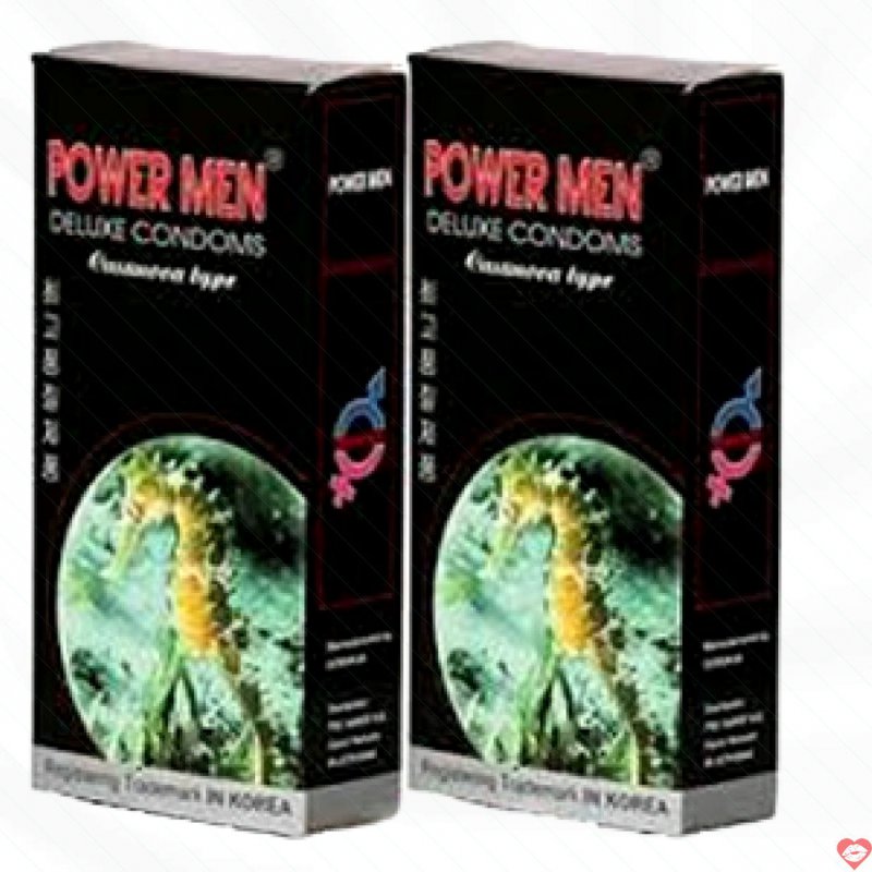 Bao cao su Powermen cá ngựa tăng cường sinh lý hộp 12 cái 