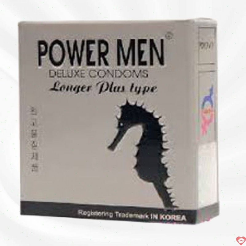 Bao cao su Powermen cá ngựa kéo dài thời gian hộp 3 cái 