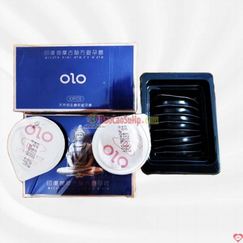 Bao cao su OLO siêu mỏng 0.01 Blue chống xuất tinh sớm, an toàn 