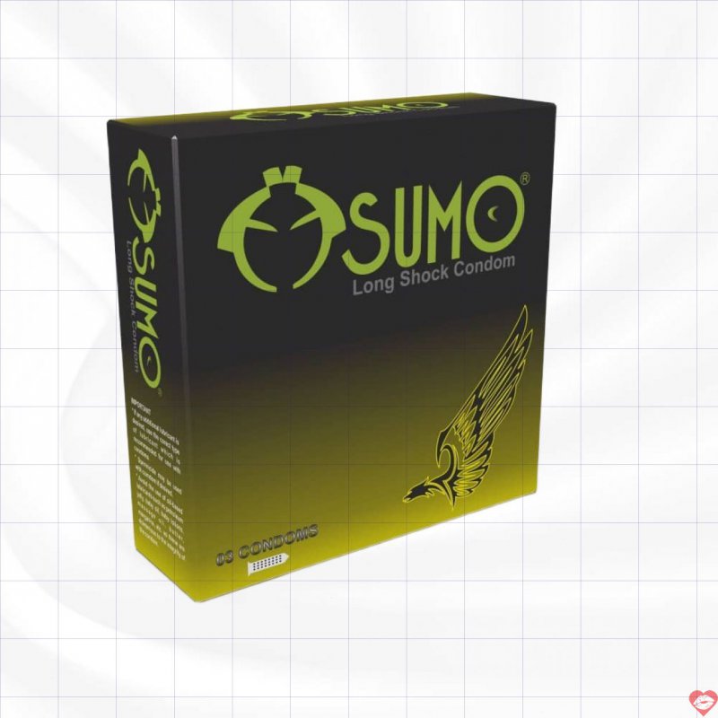 Bao cao su Sumo Long Shock siêu mỏng kéo dài thời gian tốt 