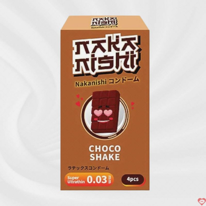 Bao cao su Nakanishi siêu mỏng 0.03mm hương chocolate an toàn 