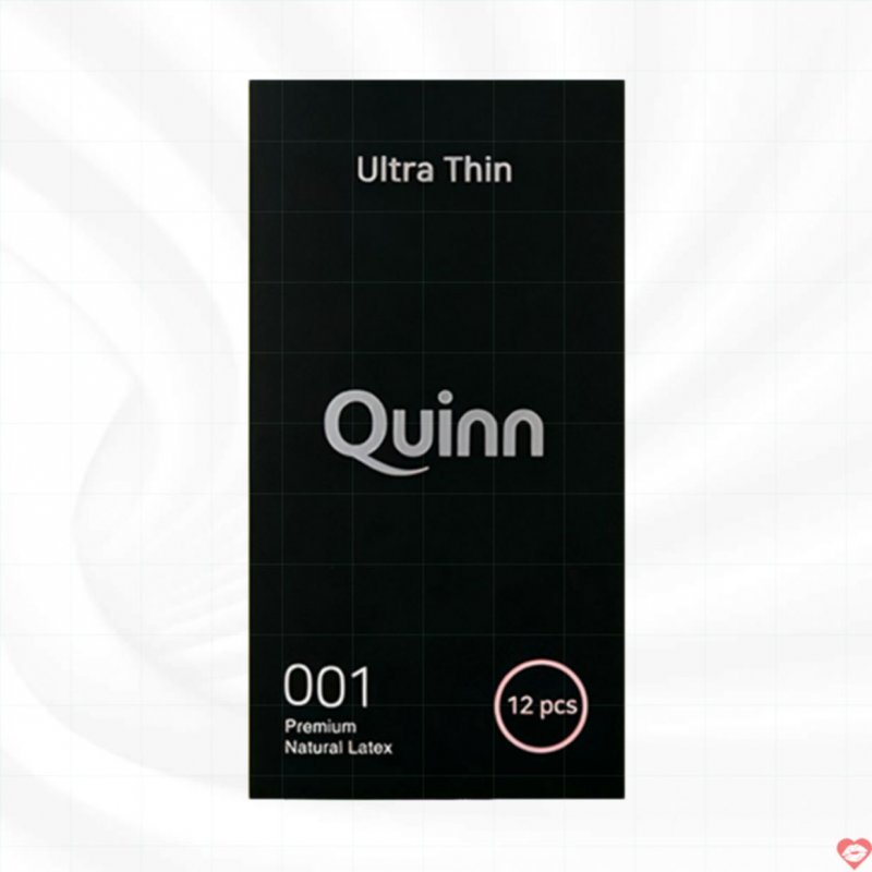 Bao cao su Quinn Ultra Thin Siêu mỏng Hộp 12 Cái Bảo vệ vượt trội 