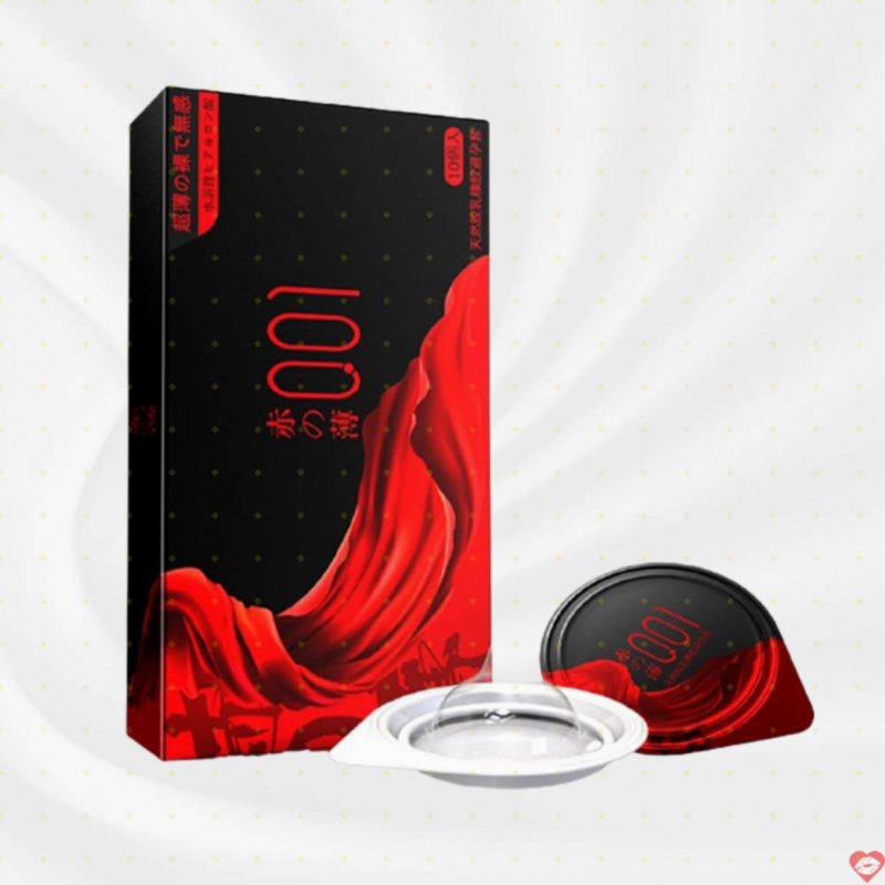 Bao cao su OLO 0.01 Đỏ Đen siêu mỏng ấm áp Hộp 10 cái 