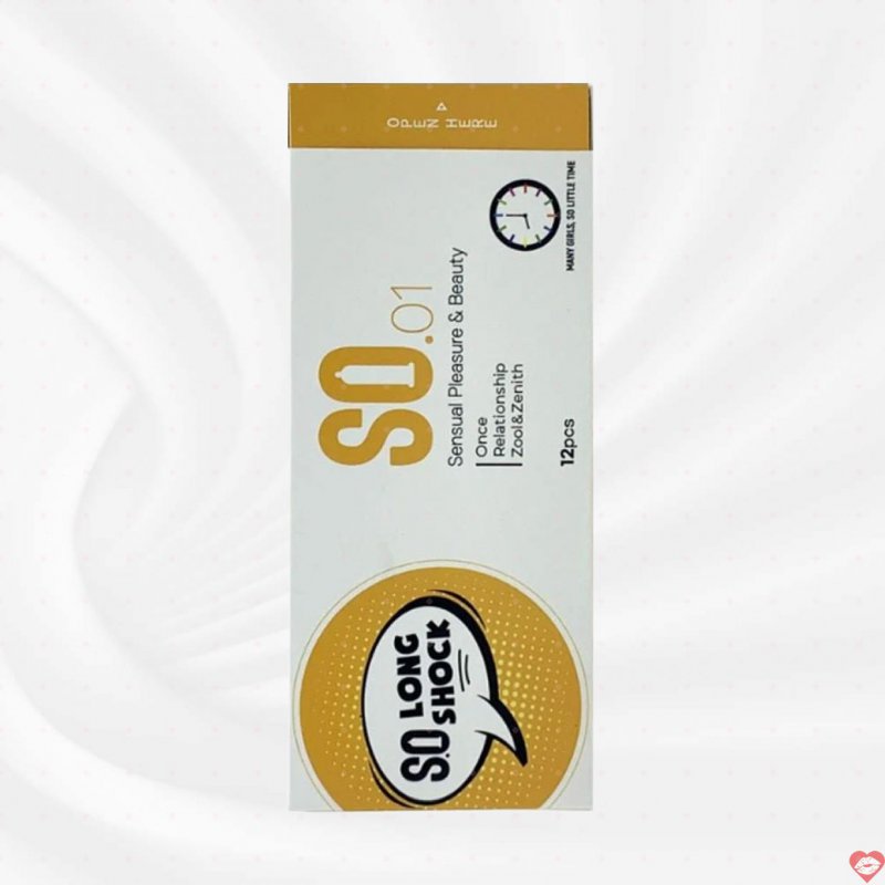 Bao Cao Su SO Long Shock Siêu Mỏng Kéo Dài Thời Gian Hộp 12 Cái 