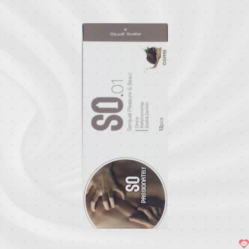 Bao cao su SO Passionately mỏng hương cà phê an toàn chất lượng 