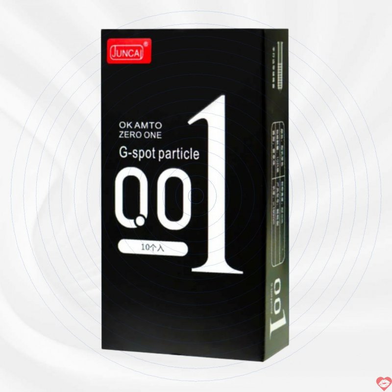 Juncai 001 Okamto Hộp 10 Siêu Mỏng Gai Li Ti Kích Thích 