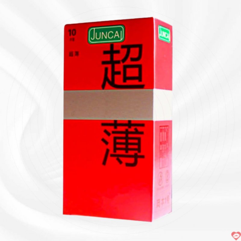 Bao cao su Juncai Red siêu mỏng gel bôi trơn 10 cái giá tốt 