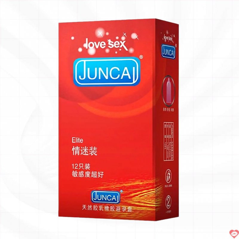 Bao cao su Juncai Elite hộp 12 siêu mỏng ôm sát truyền nhiệt nhanh 