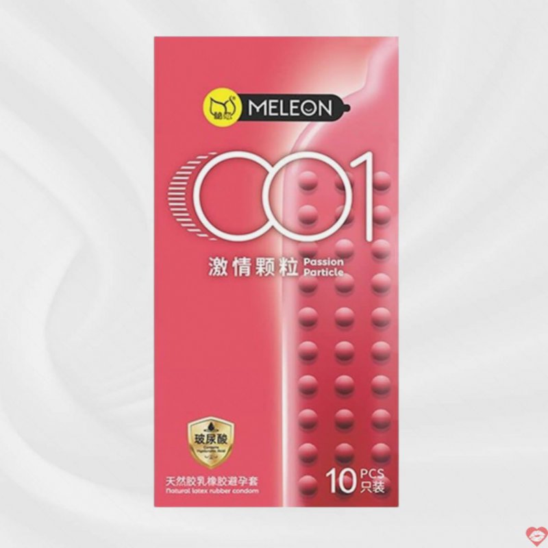 Bao cao su Meleon 001 siêu mỏng hạt nổi kích thích cực đỉnh 10 cái 