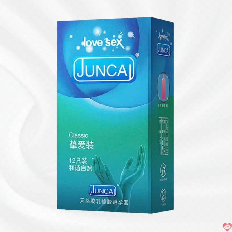 Bao cao su Juncai Classic Mềm Mỏng Hộp 12 Cái Bền Bảo Vệ 