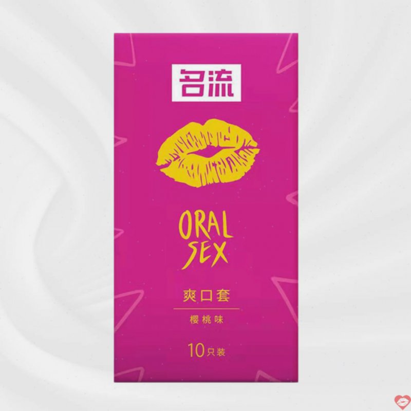 Bao cao su Mingliu Oral Sex hương anh đào hộp 10 cái, an toàn, kích thích 