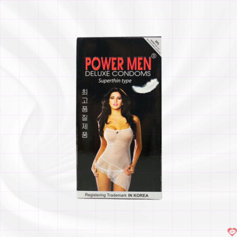 Bao cao su Powermen SuperThin 12 cái - Siêu mỏng cảm giác chân thật 