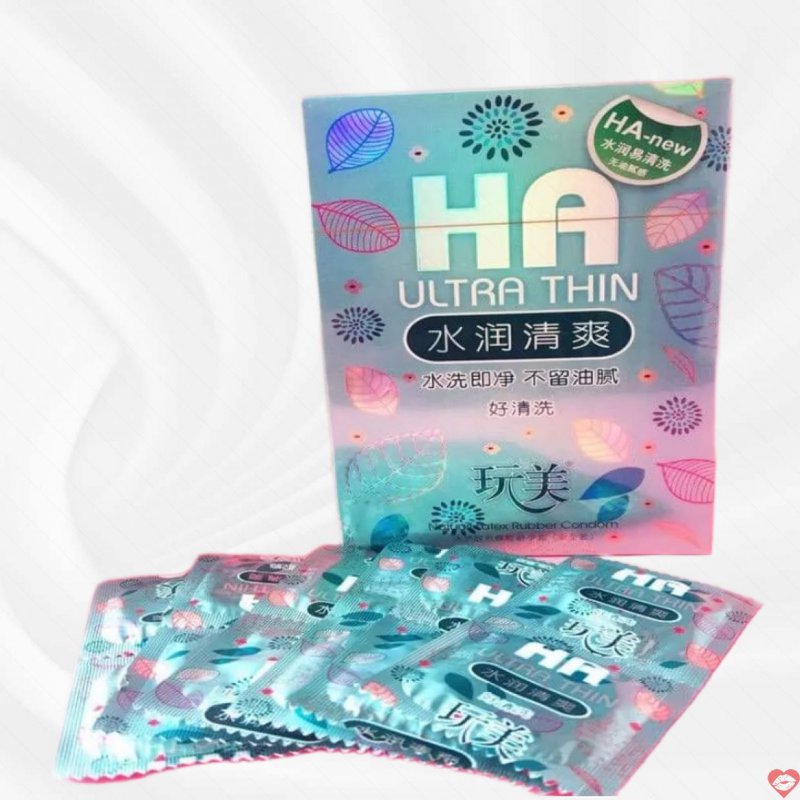Bao Cao Su Ha Ultra Thin Mỏng Nhẹ Siêu Êm An Toàn 
