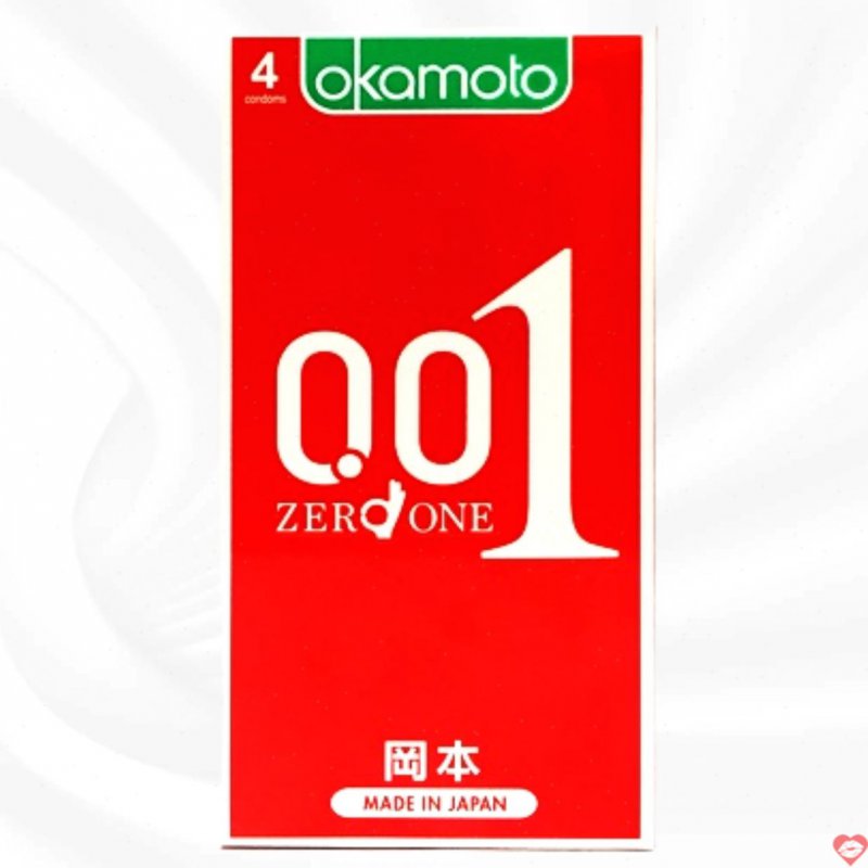 Okamoto 0.01 siêu mỏng, an toàn, tăng khoái cảm tuyệt vời 