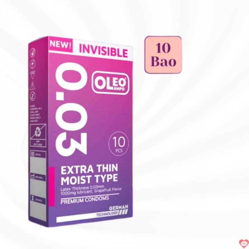 Bao cao su Oleo Lampo siêu mỏng thoải mái an toàn giá tốt 