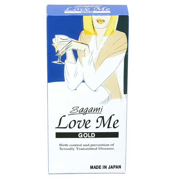 Bao cao su Sagami Love Me Gold siêu mỏng dẻo dai 0.03mm