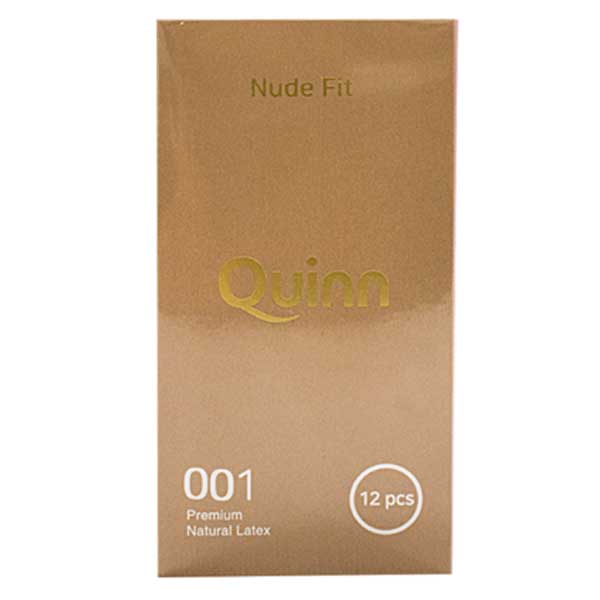 Bao cao su Quinn Nude Fit 0.01 Size 49mm siêu mỏng chống tuột