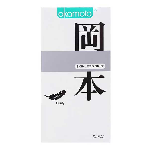 Bao cao su Okamoto Skinless Skin Purity – Siêu mỏng ôm khít