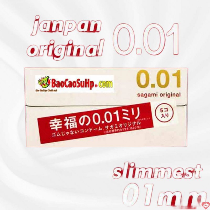 Bao cao su Sagami Original 001 siêu mỏng giá ưu đãi mua ngay 