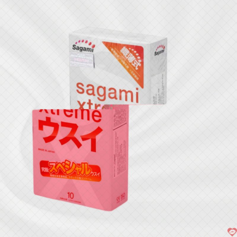 Bao cao su siêu mhỏ Sagami Xtreme, ôm khít, tăng khoái cảm 