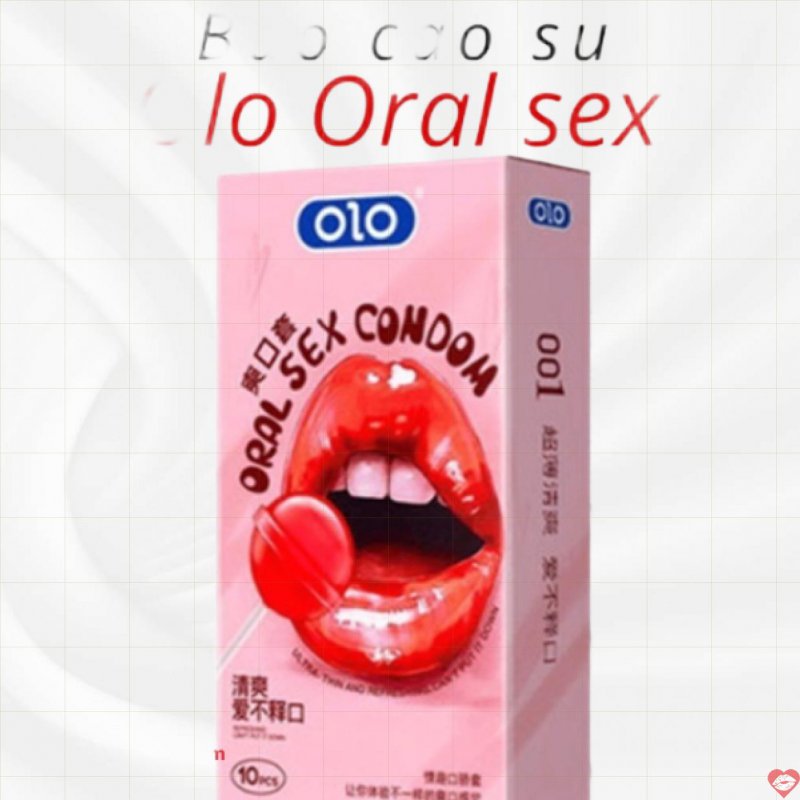 Bao Cao Su Olo 0.01 Hương Dâu Siêu Mỏng - Tăng Khoái Cảm Oral Sex 