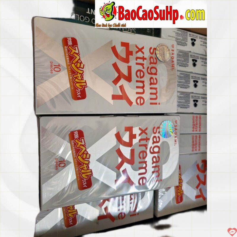 Bao cao su Sagami Xtreme siêu mỏng truyền nhiệt trải nghiệm mới 