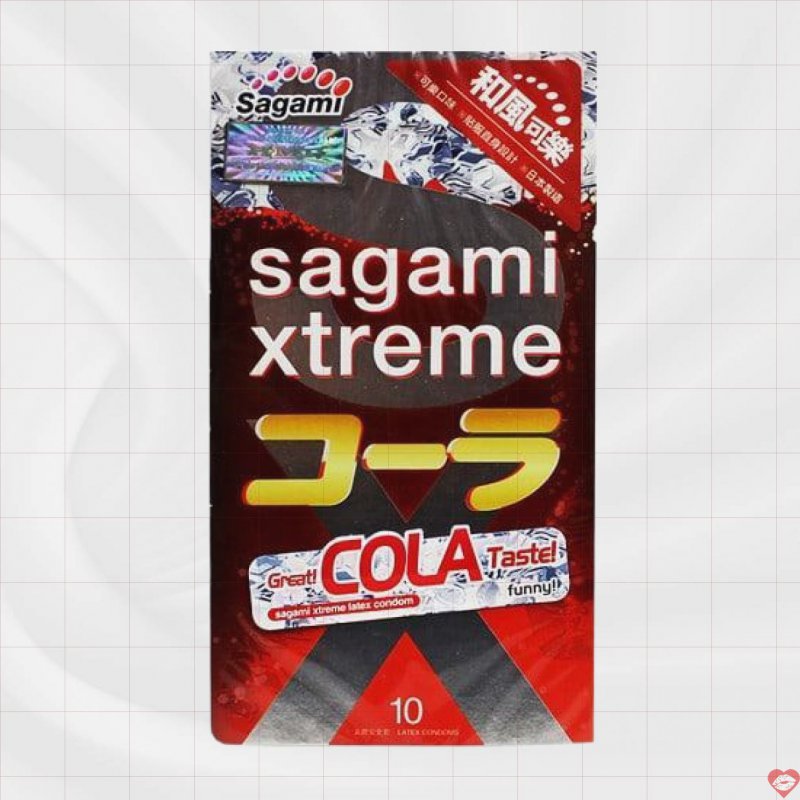 Bao cao su Sagami Xtreme Cola siêu mỏng, nhiều vị, an toàn 
