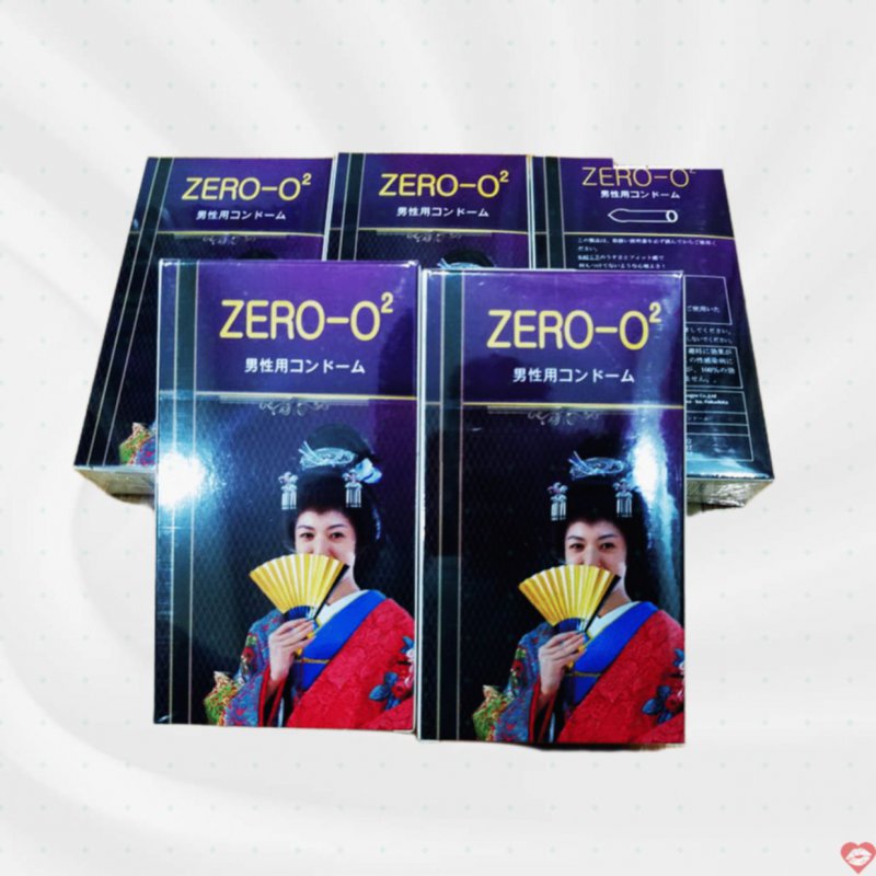 Bao cao su Zero-O2 0.01 siêu mỏng ôm sát cảm giác thật
 