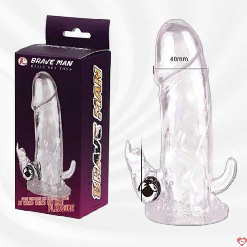 Đôn dên Brave Man trơn tăng kích cỡ cậu nhỏ cao cấp 