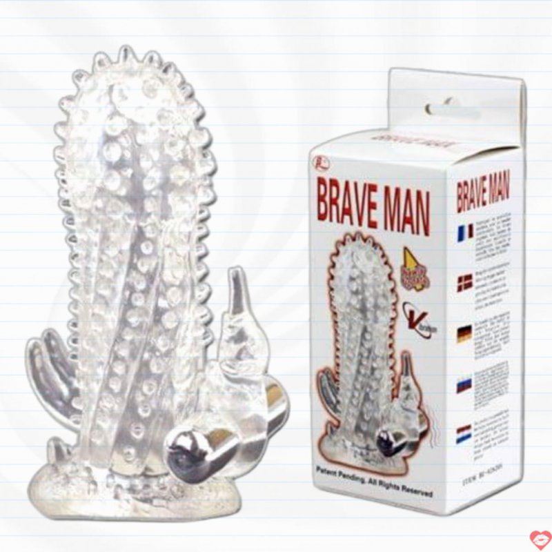 Bao Cao Su Brave Man Gai Rung Tăng Khoái Cảm Dịu Êm Mượt 