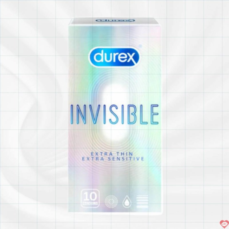 Bao cao su Durex siêu mỏng mềm mại Hộp 10 cái an toàn 