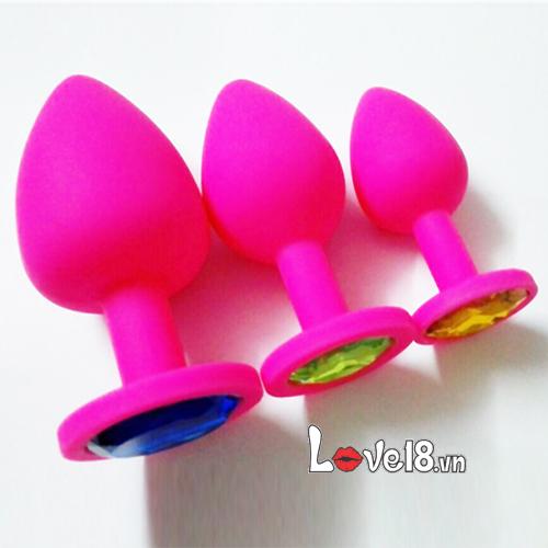  Bảng giá Dụng Cụ Kích Thích Hậu Môn Đính Đá – Giọt Nước Tình Yêu – Anal Plugs giá rẻ