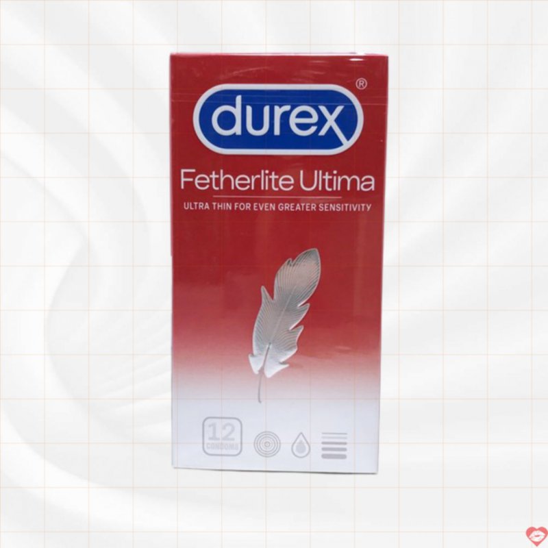 Bao cao su DUREX Fetherlite Ultima siêu mỏng an toàn uy tín 