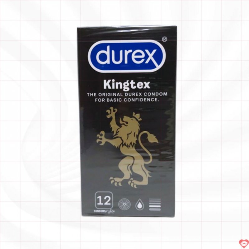 Bao Cao Su Durex Kingtex 49mm Size Nhỏ An Toàn Mềm Mịn 
