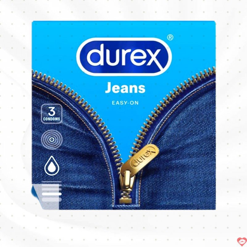 Durex Jeans Easy On Bao Cao Su chất lượng cao, cảm giác thật, an toàn 