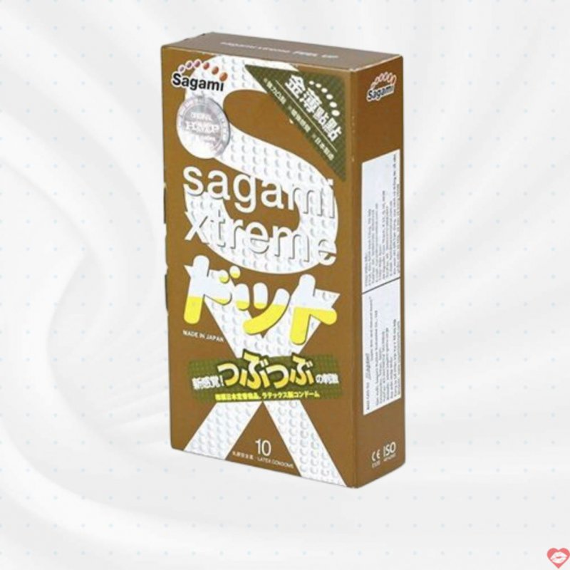 Bao Cao Su Sagami Xtreme Feel Up Siêu Mỏng Gai Nhẹ Tăng Khoái Cảm 