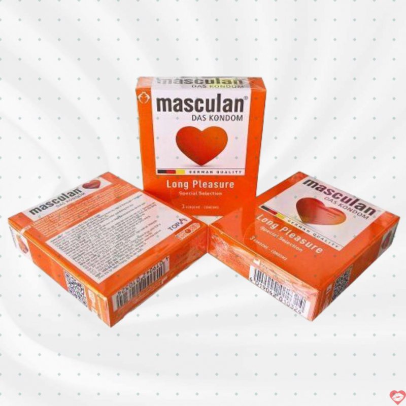 Bao cao su Masculan Đức kéo dài quan hệ hộp 3 cái 